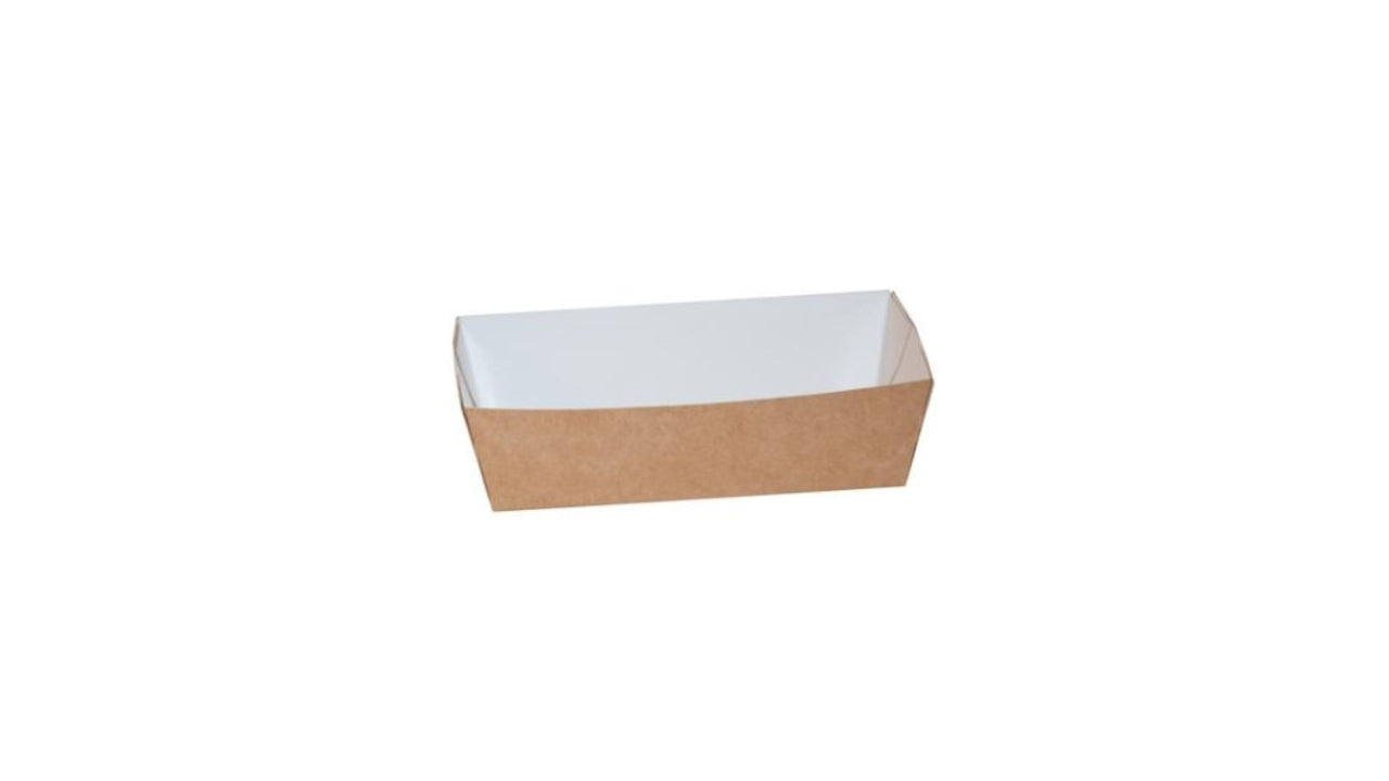 Pommes Frites Bakke 00 brun 100stk