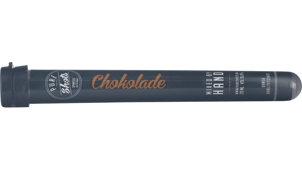 Pure Shots chokolade rør 16,4% 2cl