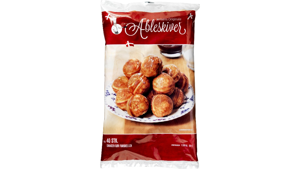 Æbleskiver med kærnemælk 40x28g