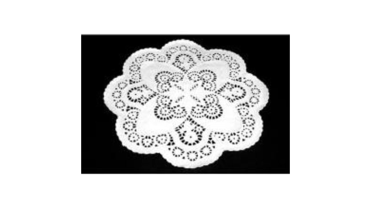 Kagepapir udstanset hvid Ø31cm 500stk