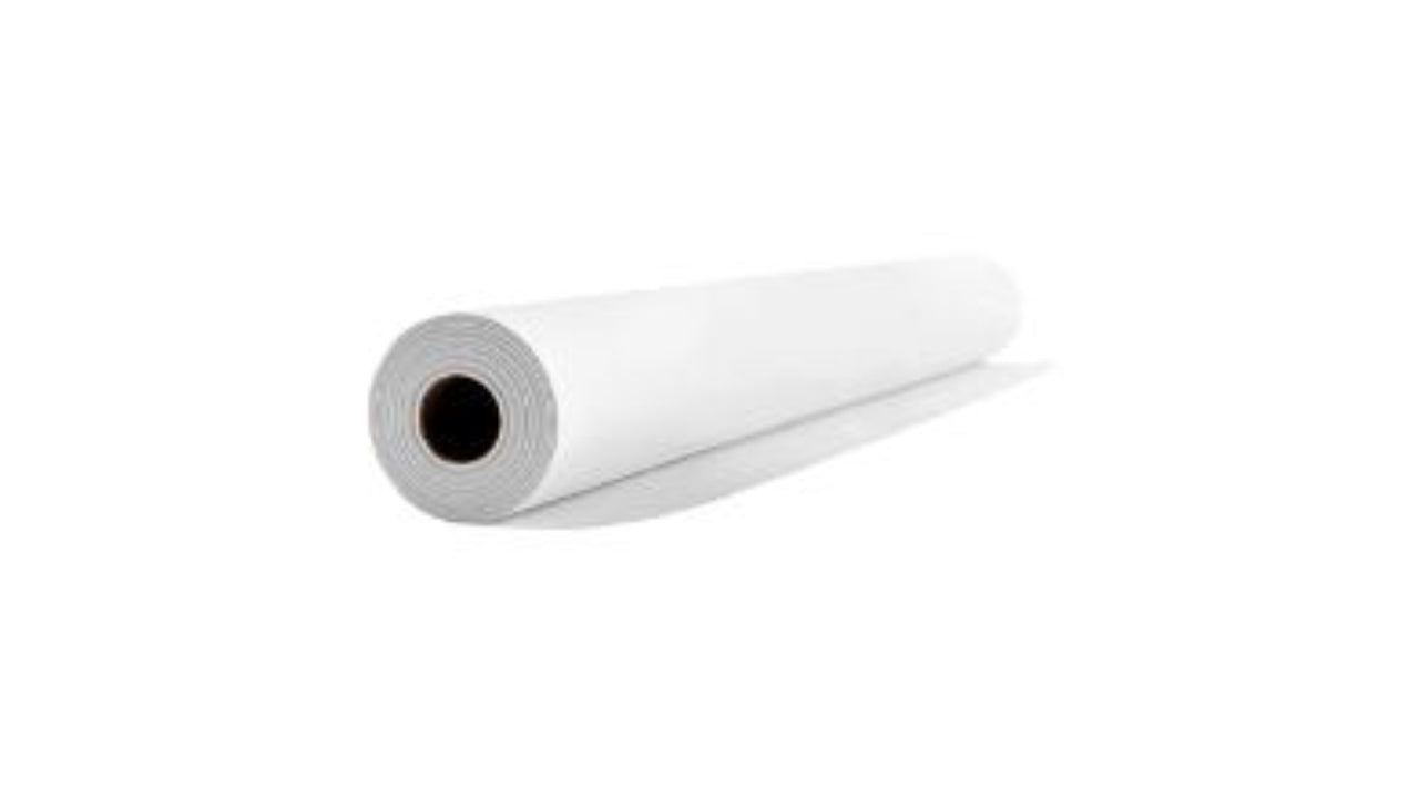 Rulledug 1,2x25m hvid