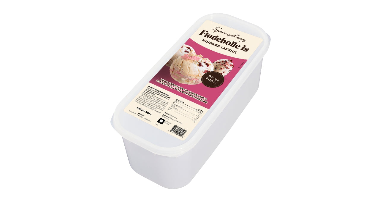 Spangsberg hindbær/lakrids is 5000ml