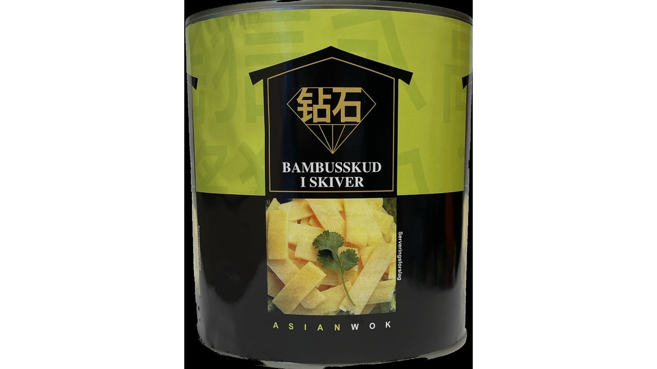 Bambusskud i skiver 2,95kg/1,8kg