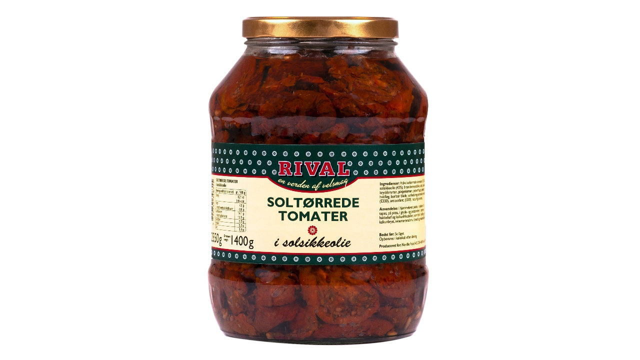Solt tomater m/pinjekerner 1,7kg