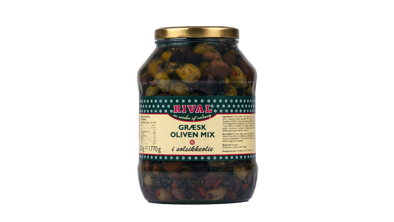 Rival græsk oliven-mix 1,8kg