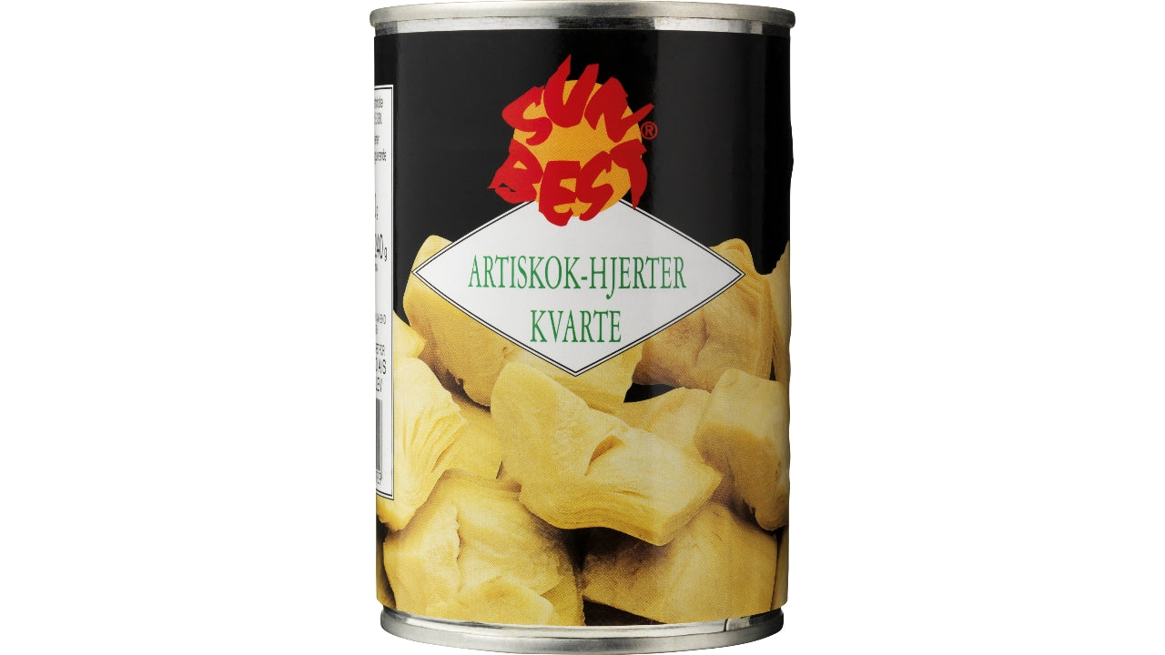 Artiskokhjerter kvarte 465g/390g