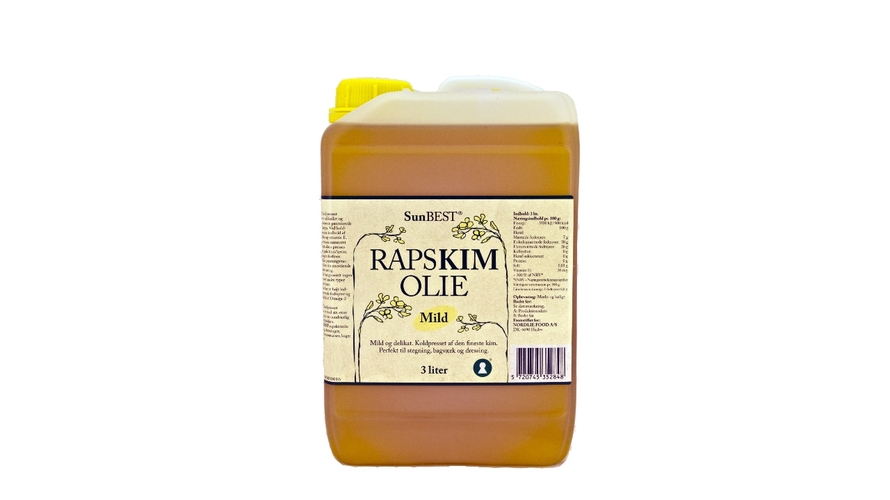 Sunbest rapskimolie mild 3L
