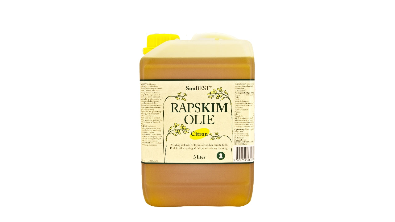 Rapskim olie med citron 3L