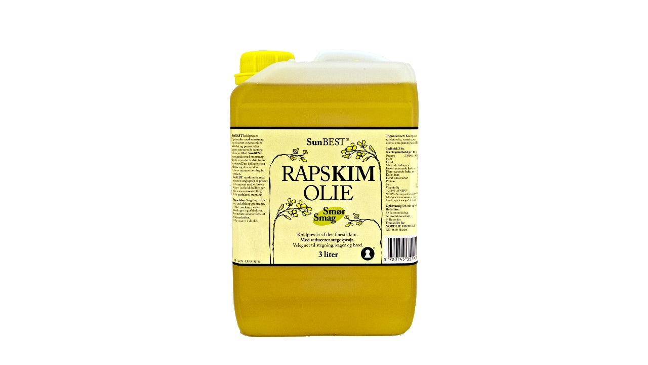 Rapskim olie smørsmag 3L