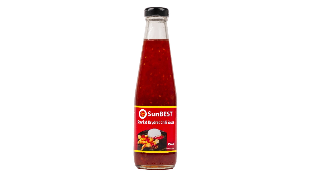 Sunbest stærk/kryd chili sauce 300g