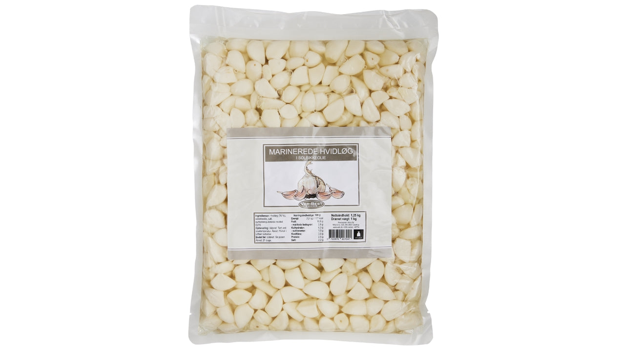 Marinerede hvidløg 1,25kg/1kg