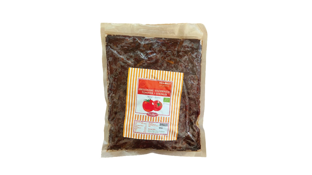 Øko Soltørrede tomater i strimler 1kg