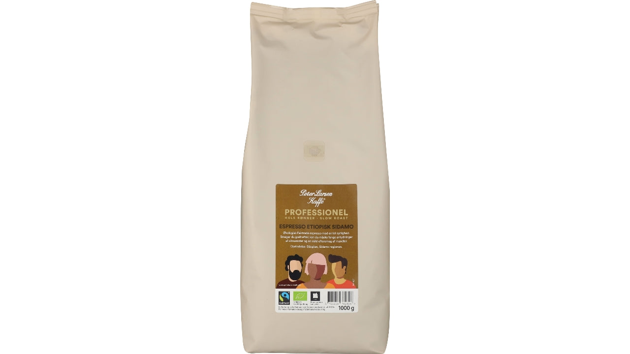 Øko Etiopisk Sidamo espresso bønner 1kg