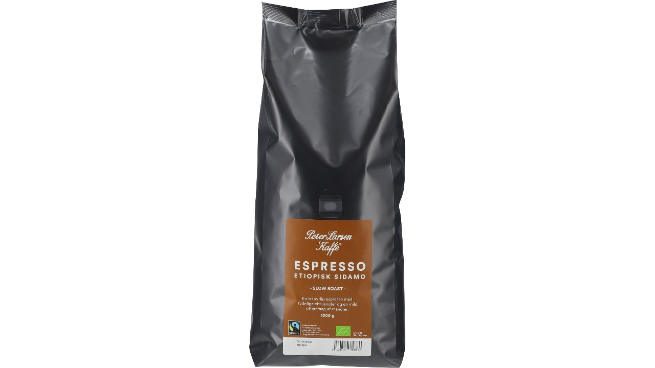 Øko Etiopisk Sidamo espresso bønner 1kg