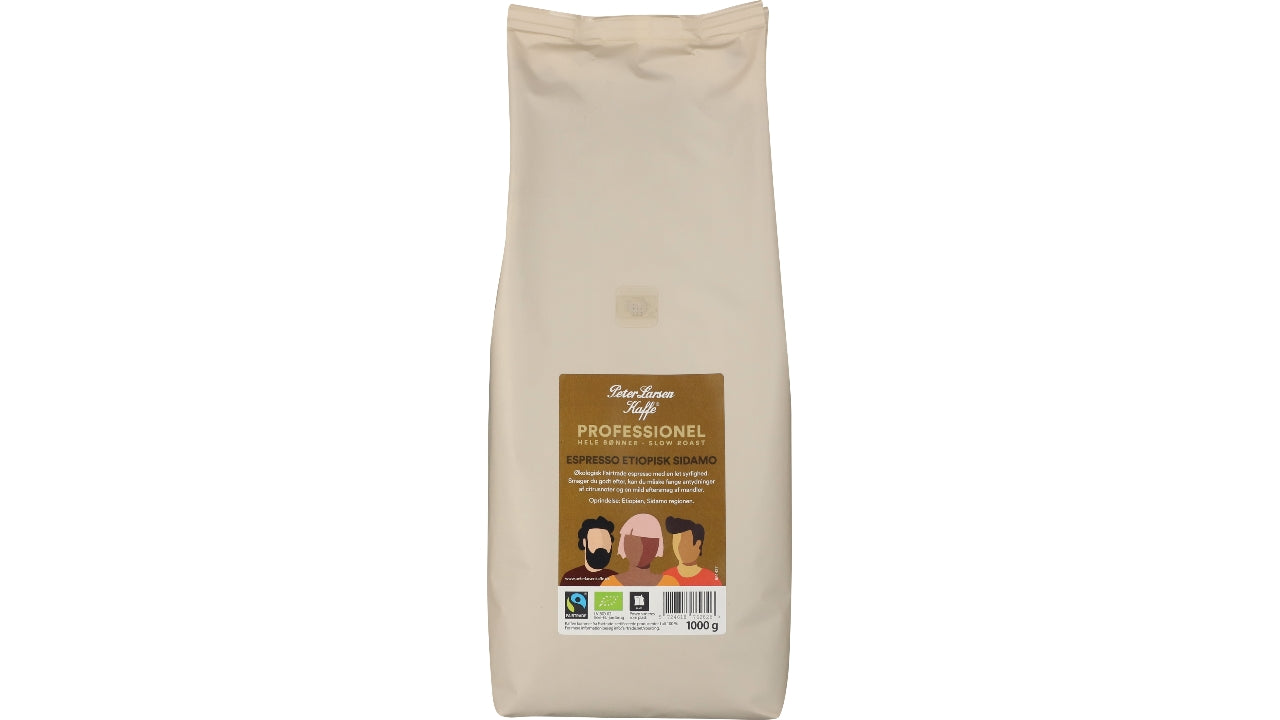 Øko Etiopisk Sidamo espresso bønner 1kg