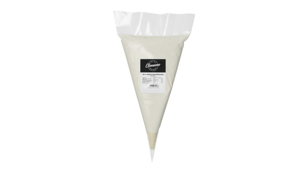 Mayonnaise 80% i sprøjtepose 900g