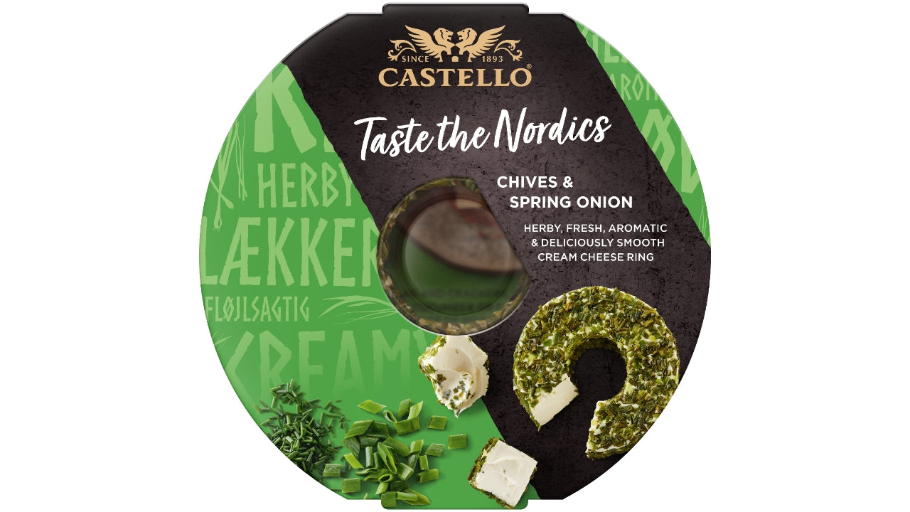 Flødeost krans med purløg 1kg