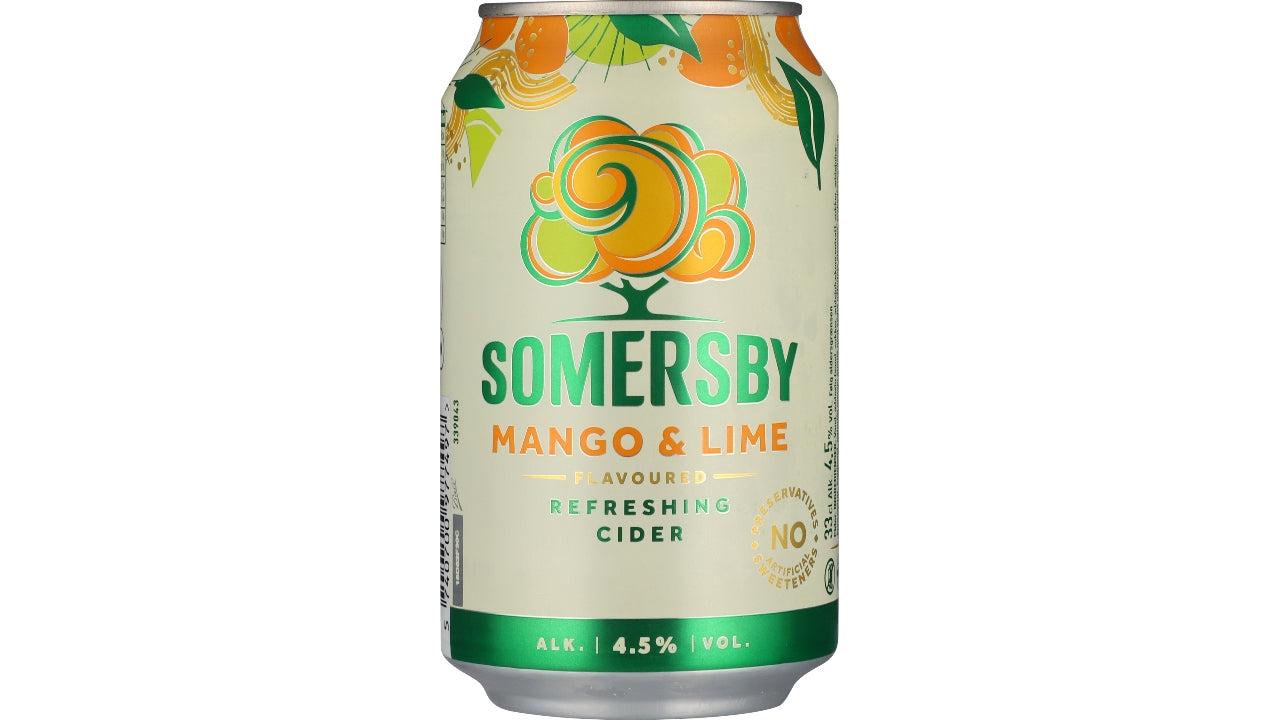 Somersby mango & lime 4,5% 33cl