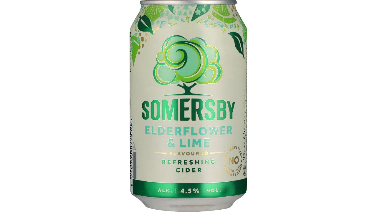 Somersby elderflower lime ds 33cl