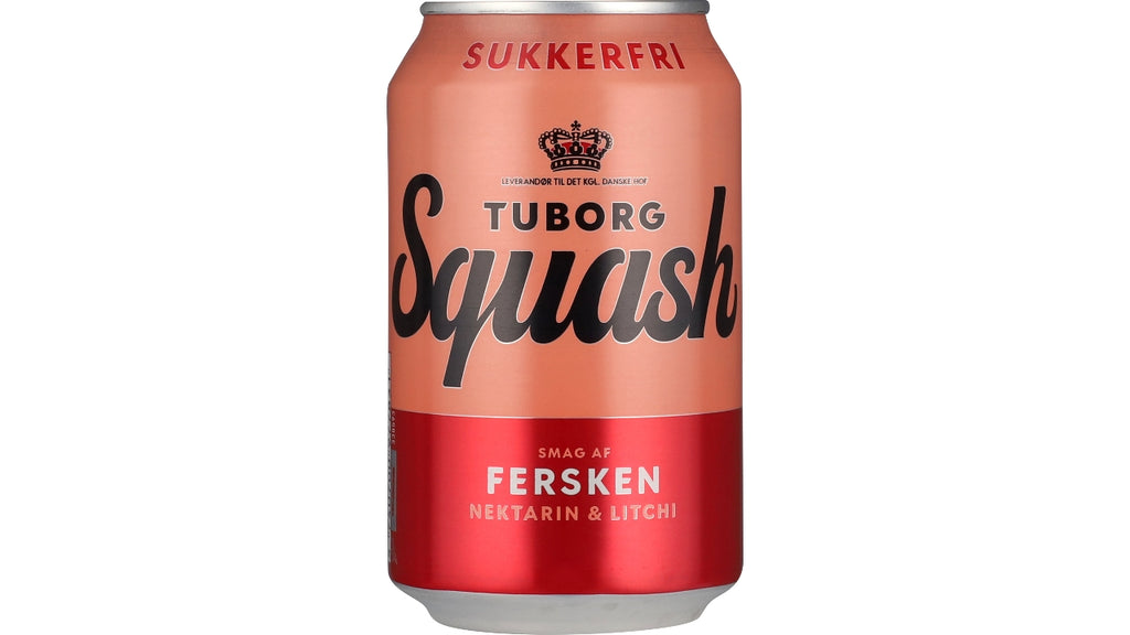 Tuborg Squash fersken sukkerfri 4x6x33c
