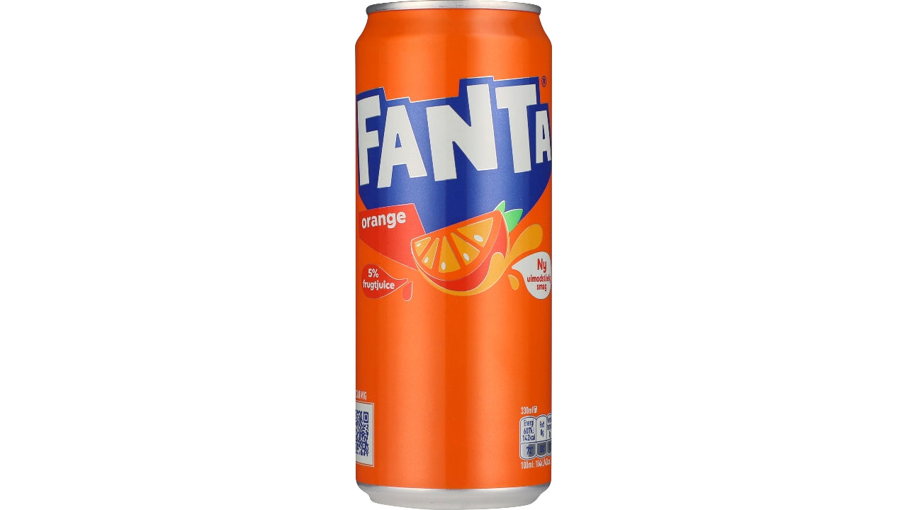 Fanta orange sleek can 33cl