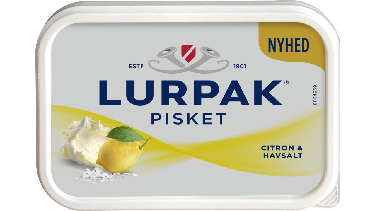 Pisket smør m. citron/havsalt 150g