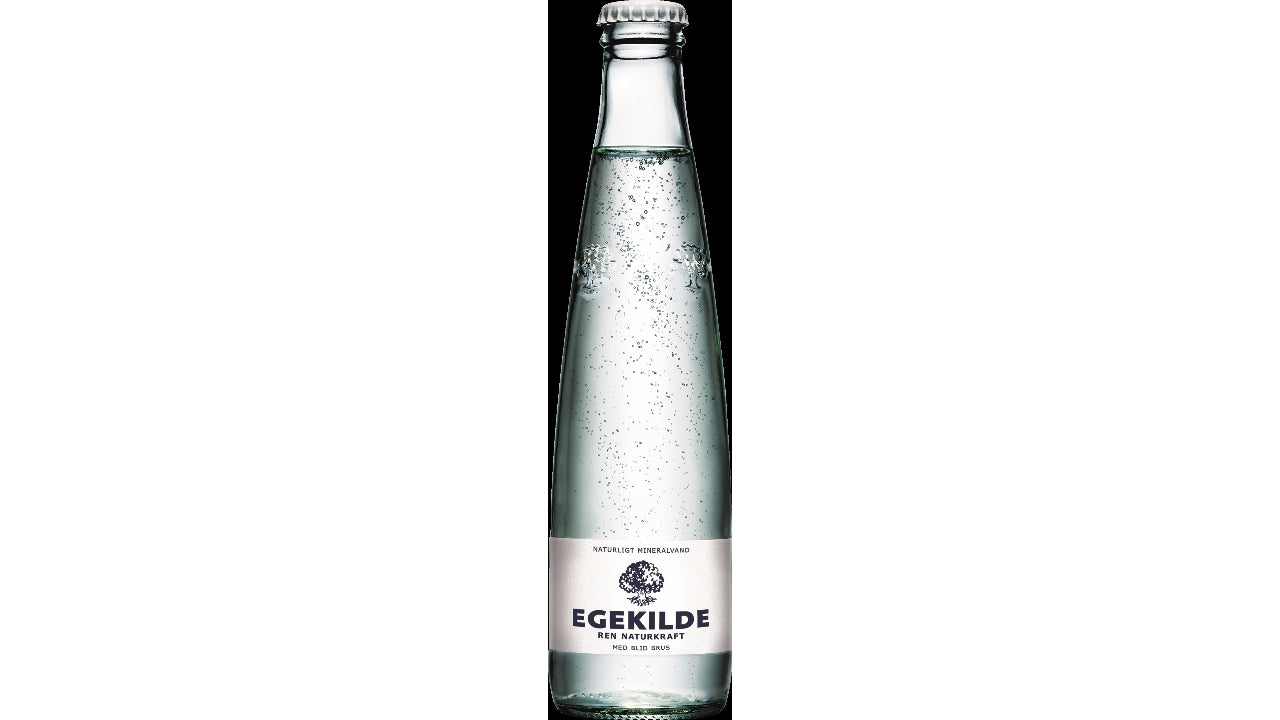 Egekilde m/brus 30x30cl glasflaske