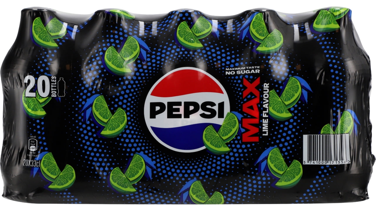 Pepsi Max lime pet 20x33cl