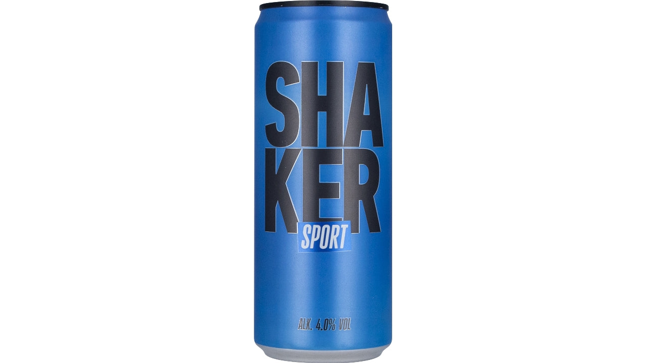 Shaker sport sleek dåse 4x6x33cl