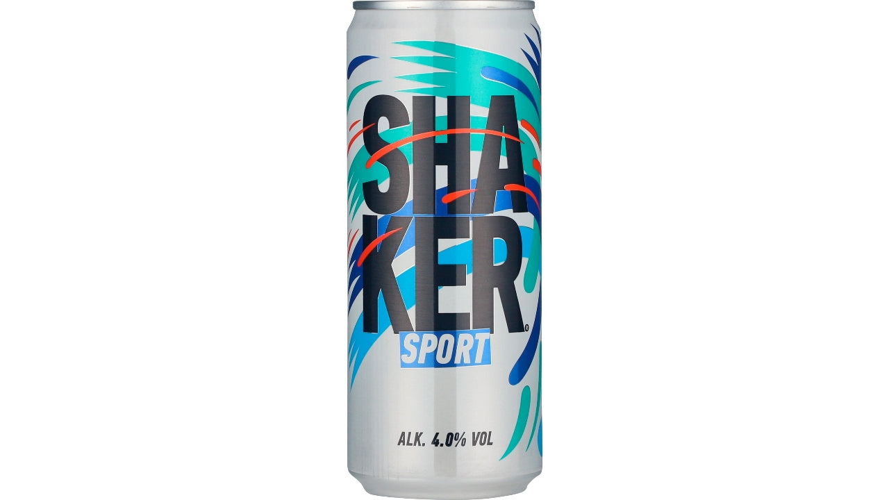 Shaker sport sleek dåse 4x6x33cl