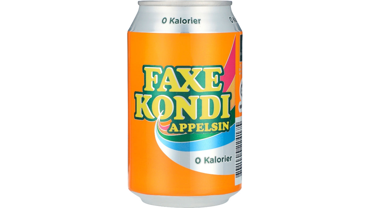 Faxe Kondi appelsin 0 kal ds 24x33cl