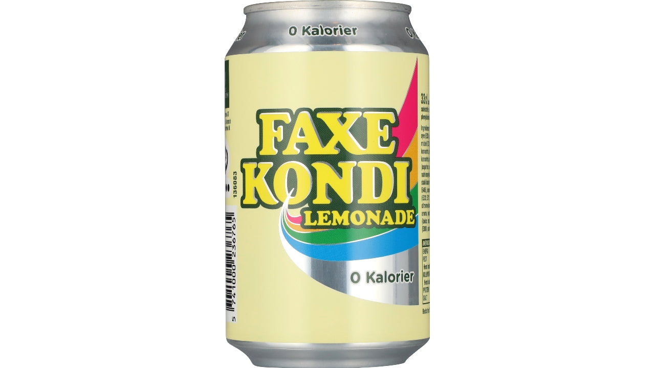 Faxe Kondi Lemonade 0 kalorier 24x33cl