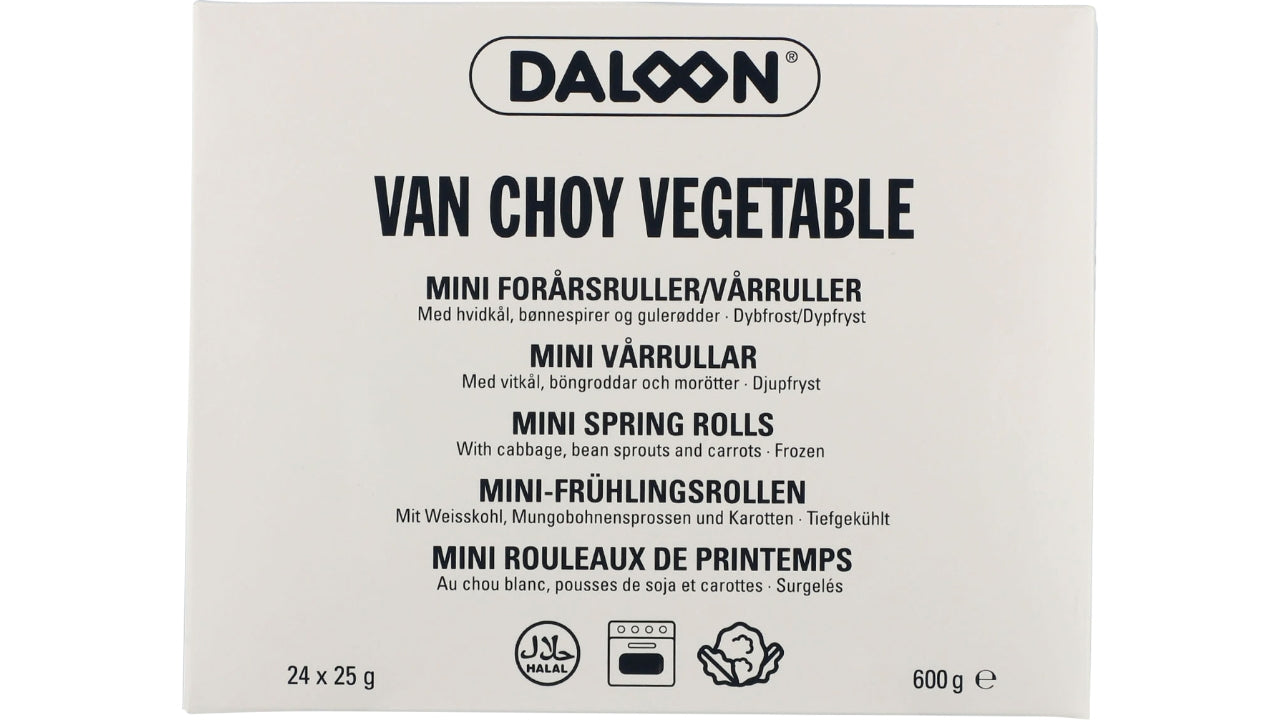 Minirulle van choy grøntsager 24x25g