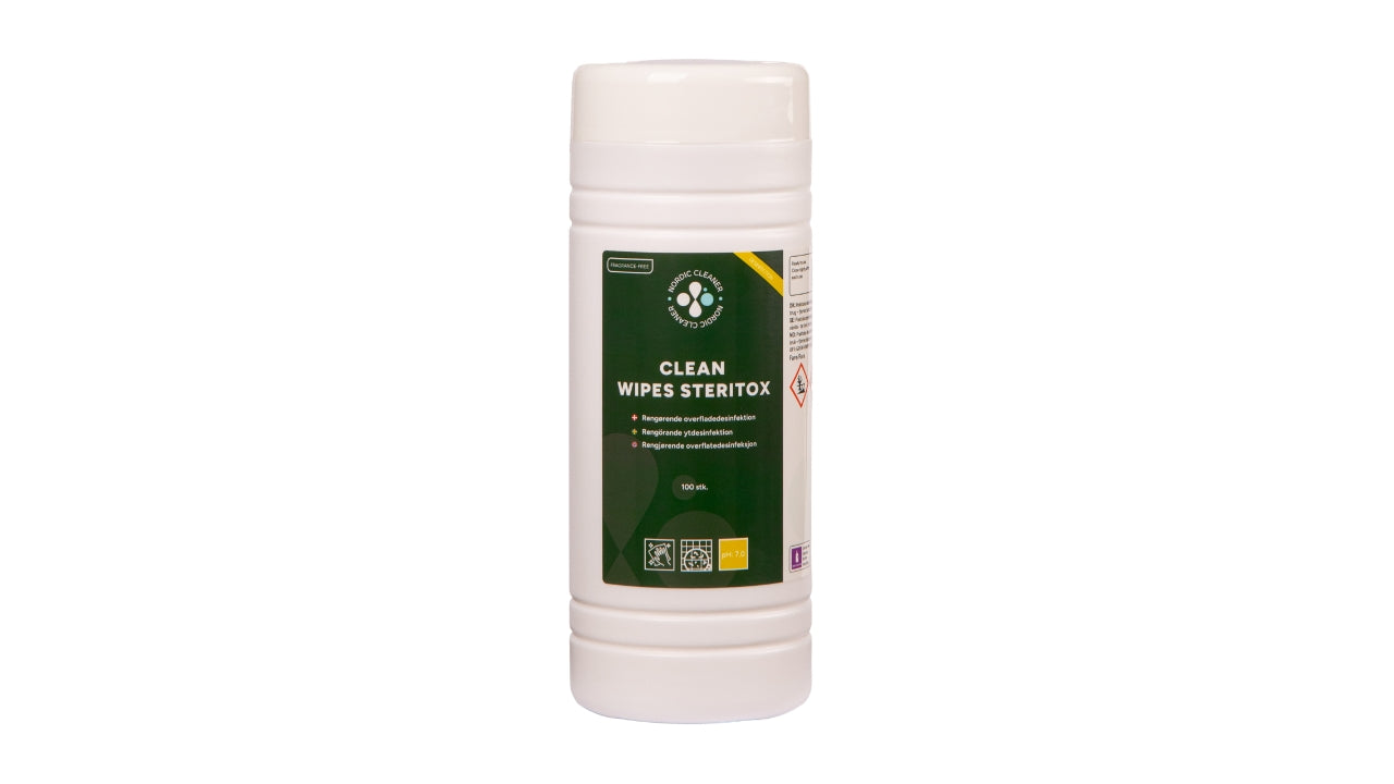 Clean steritox wipes 100stk