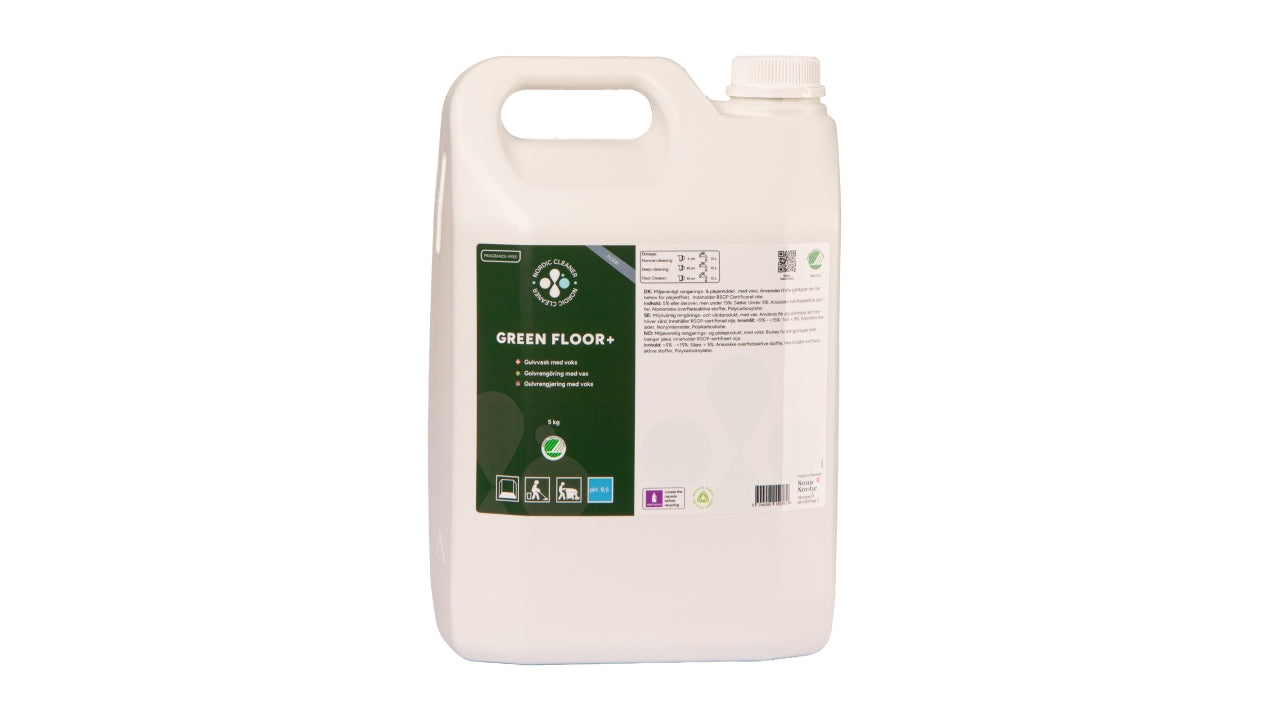 Gulvvask m/voks u/parfume 5kg