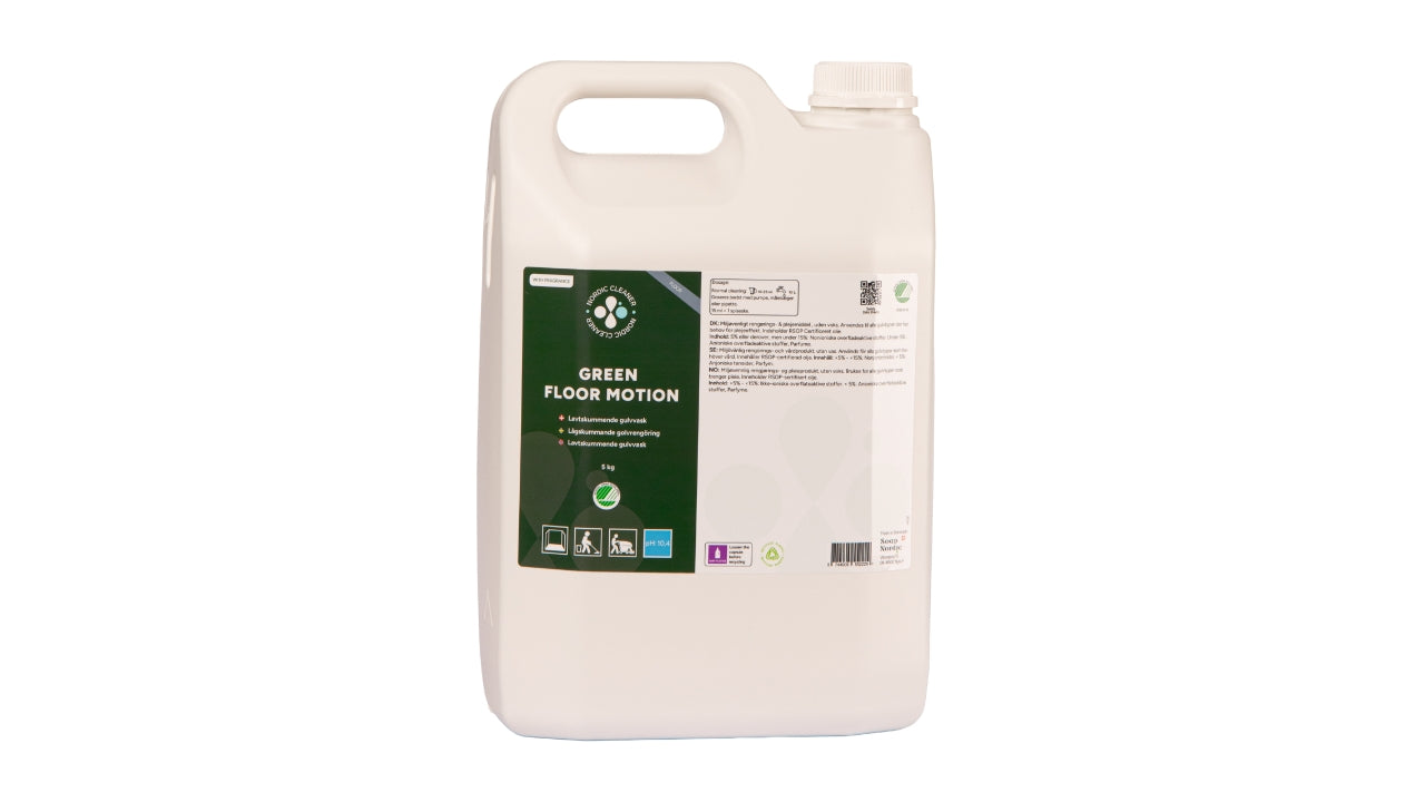 Lavtskummende gulvvask 5kg