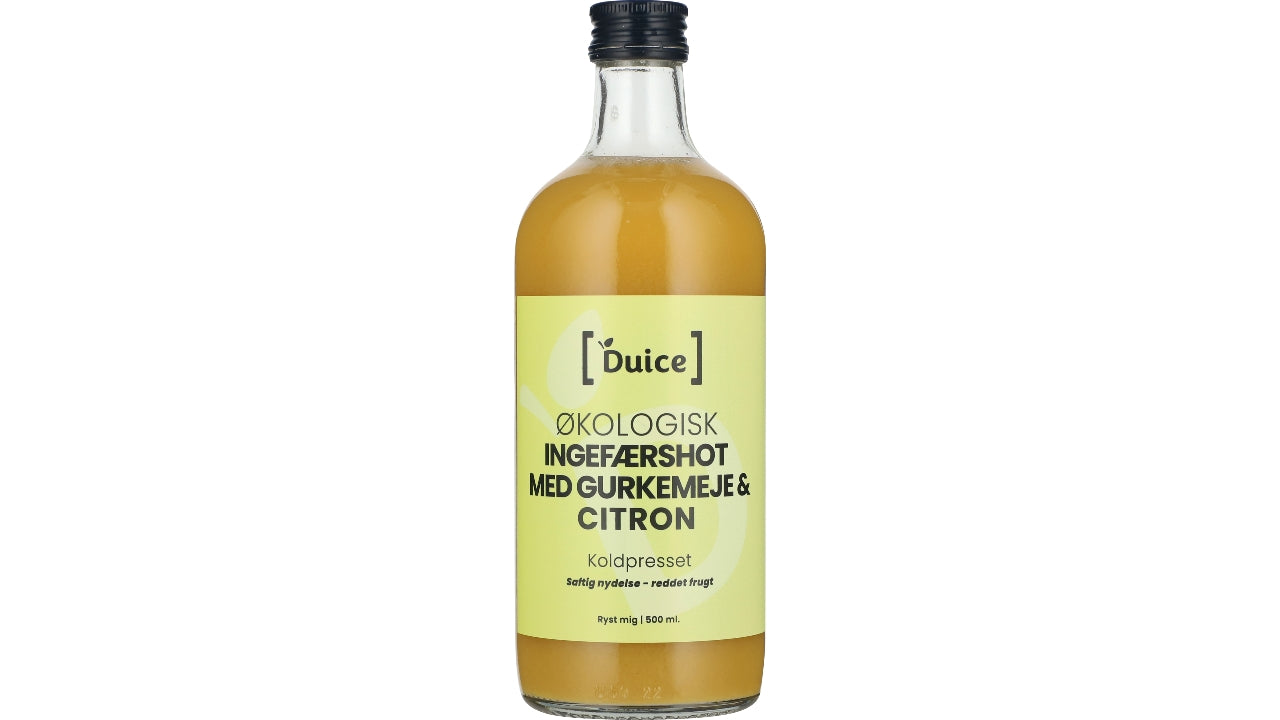 Øko Ingefærshot m/gurkemeje, citron 0,5L