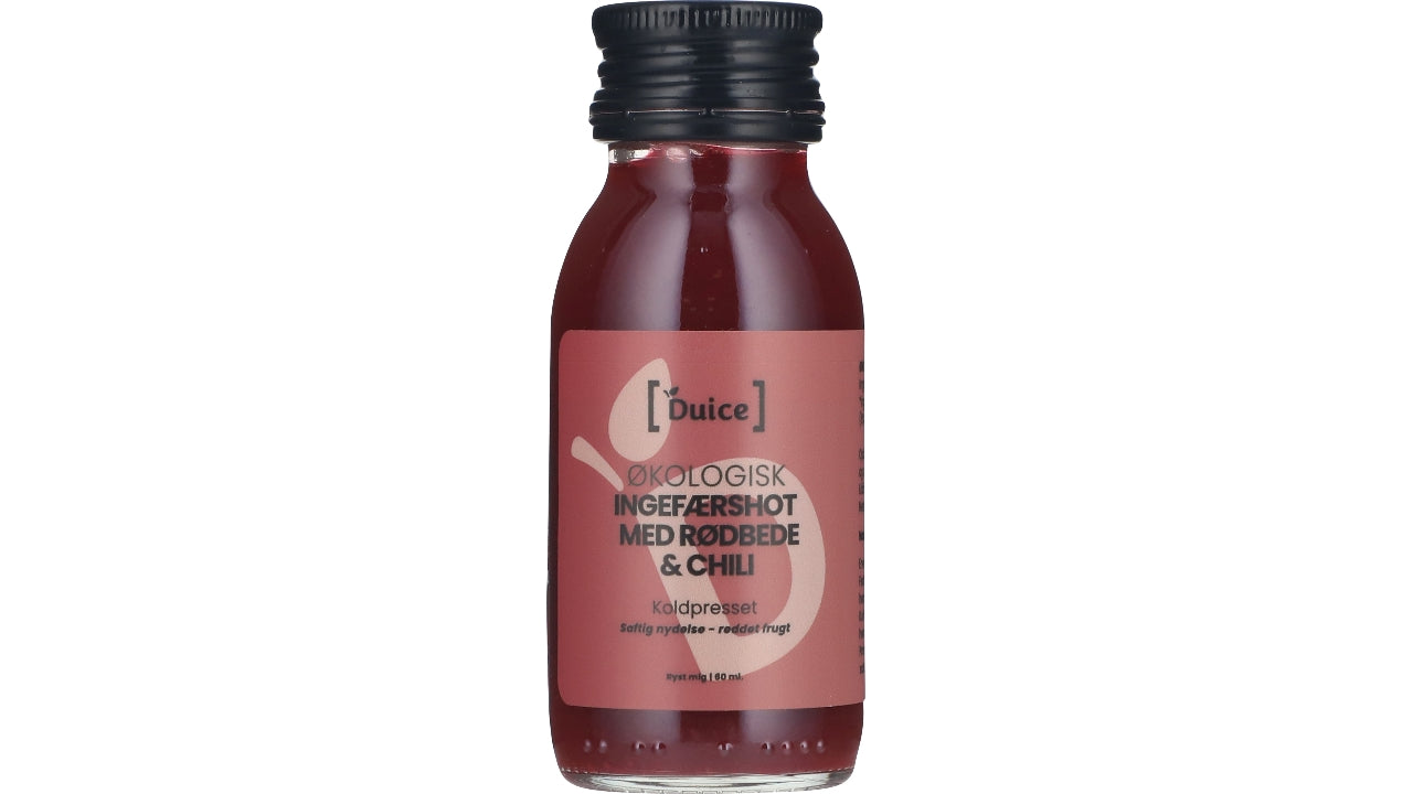 Øko Ingefærshot med rødbede 60ml