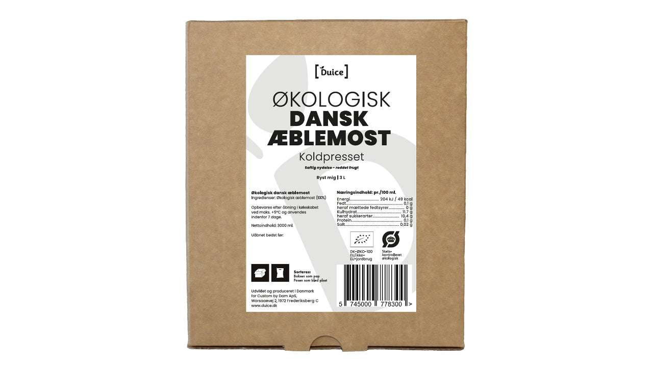Øko Dansk æblemost 3L