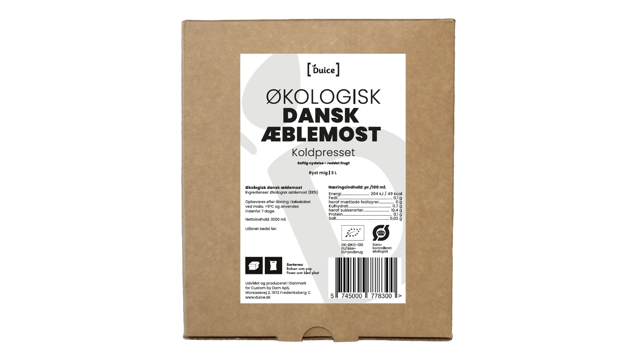 Øko Dansk æblemost 3L