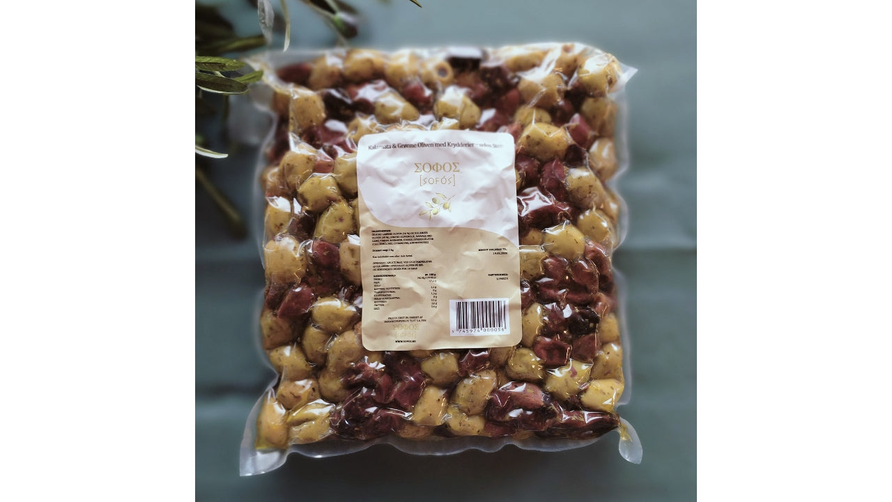 Oliven mix med krydderi 2kg