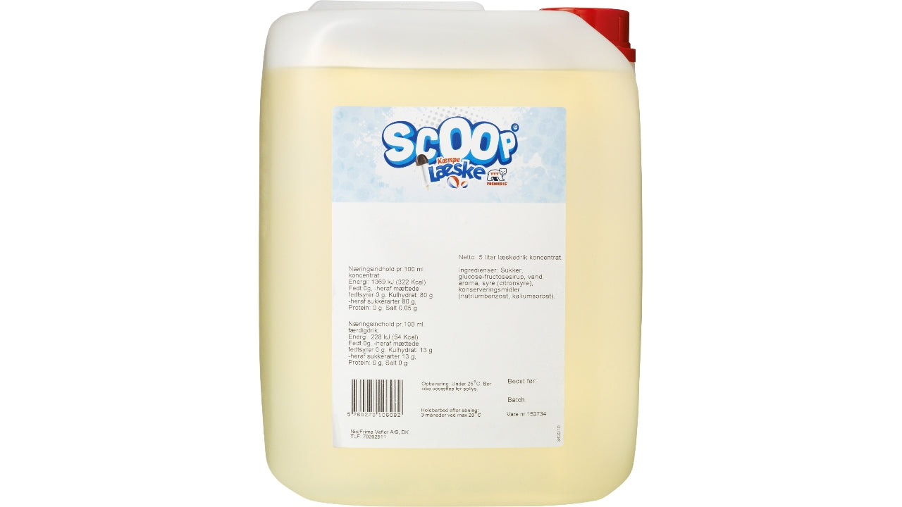 Slush ice kæmpe læske 5L