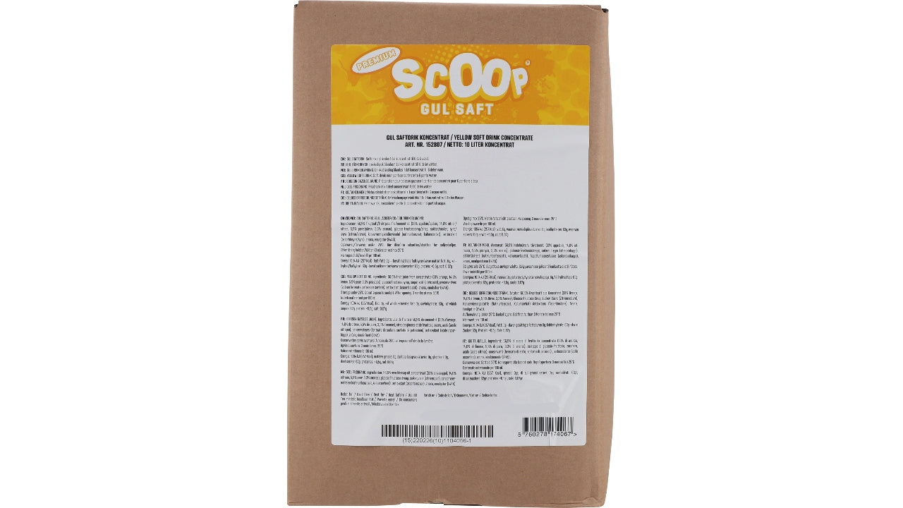 Saft gul bag in box 10L