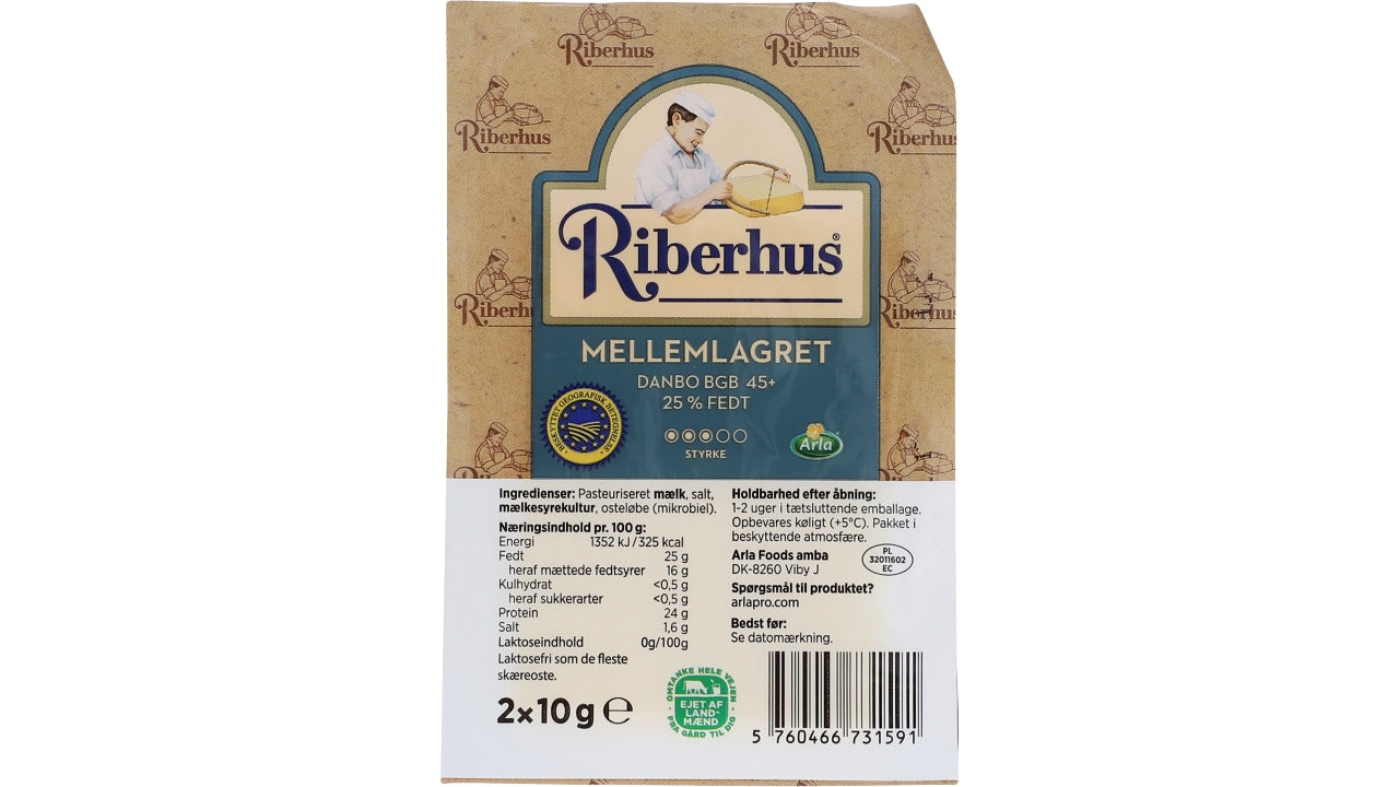 Ost 45+ ML 20x2x10g - Kuvertost