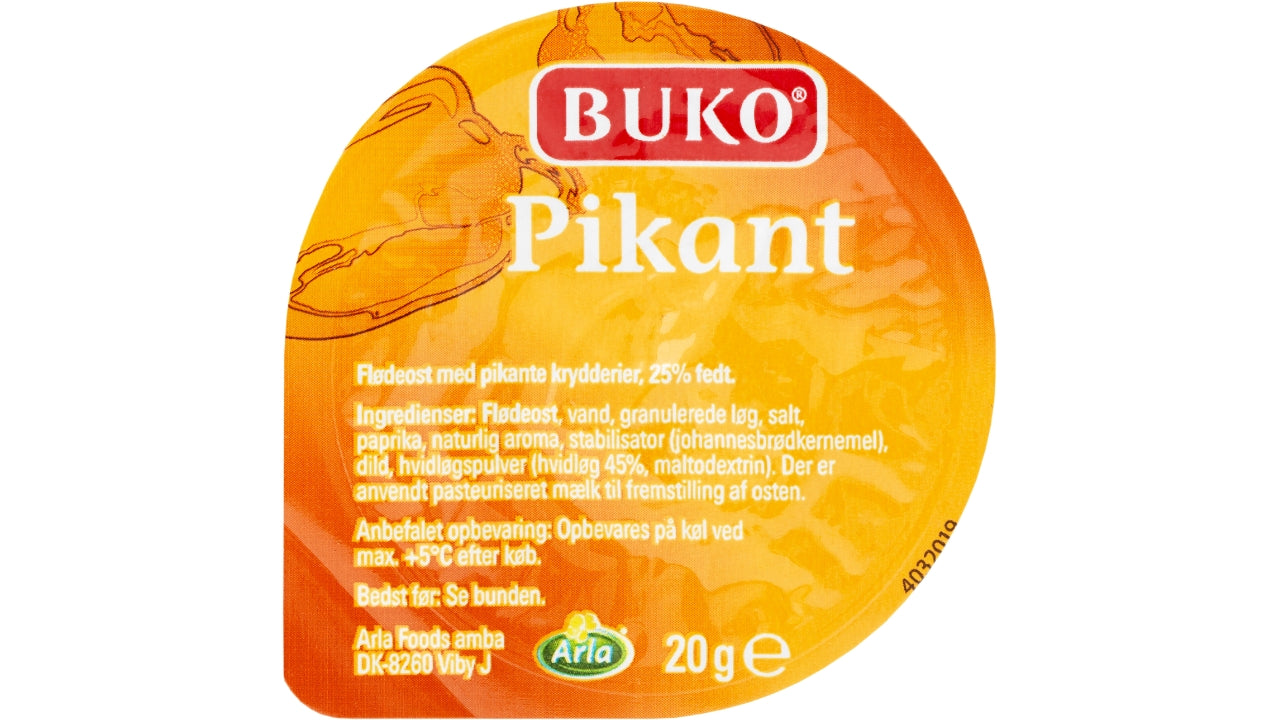 Flødeost pikant kuvert 48x20g