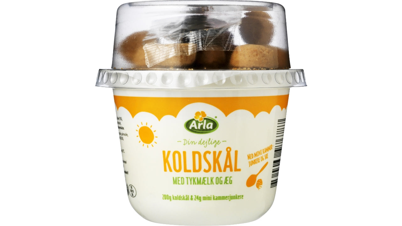 Koldskål tykmælk/æg & kammerjunker 224g