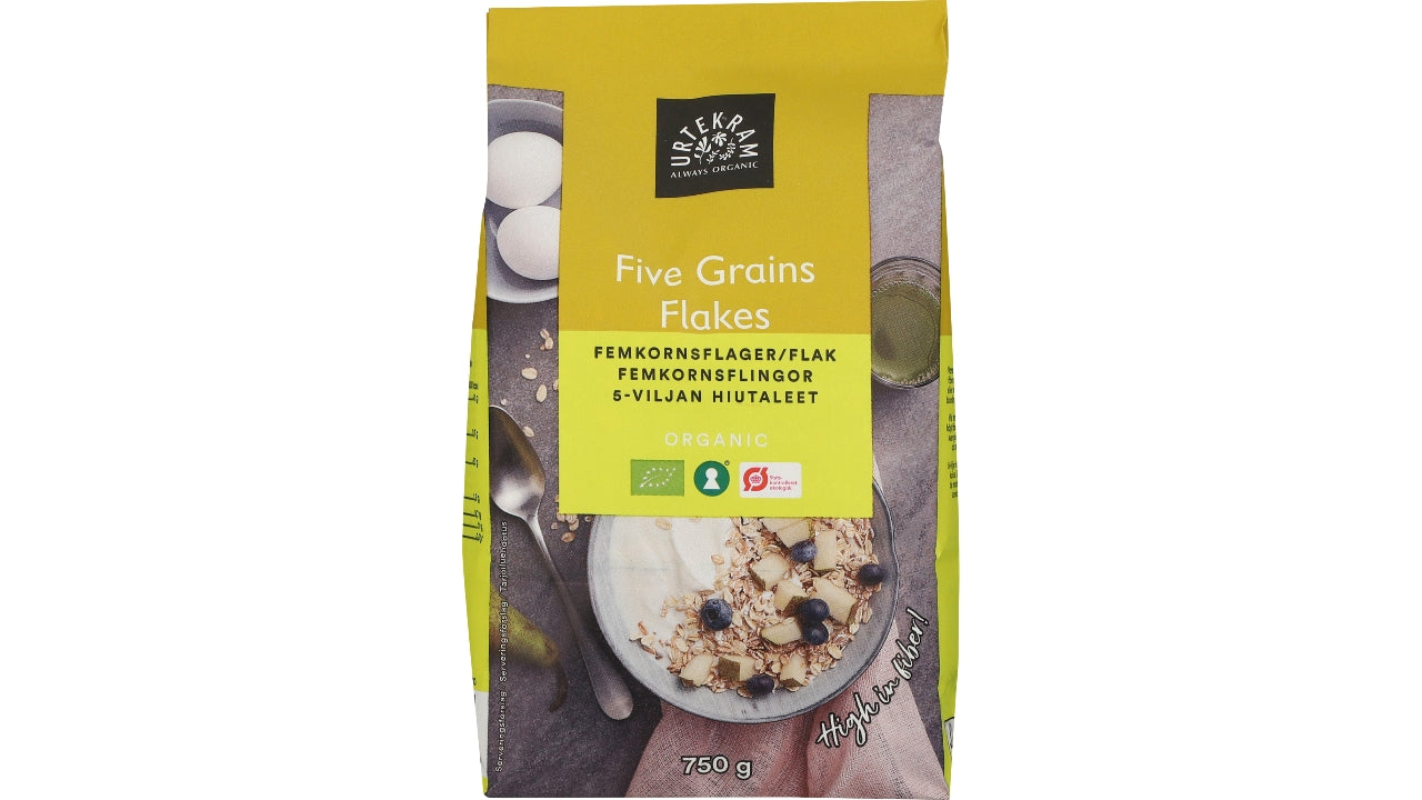 Øko Femkornsflager 750g