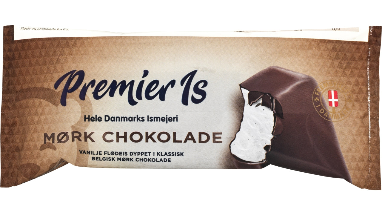 Mørk chokolade fløde is 16x100ml