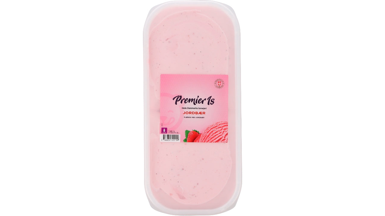 Jordbær flødeis 5000ml