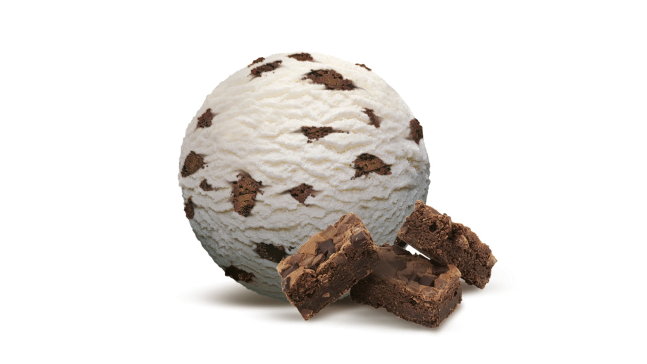 Gl. dags flødeis brownie 5000ml